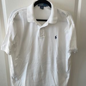 White polo shirt